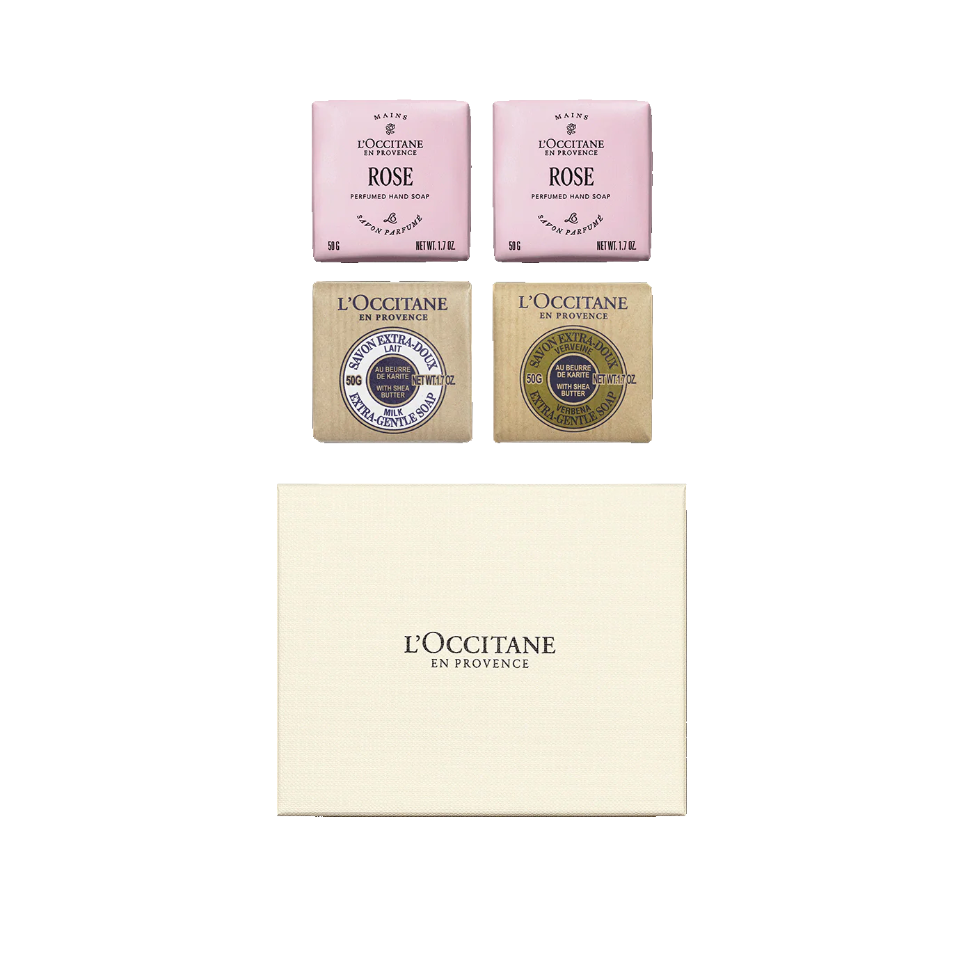 Kit Cuarteto Jabones para Ella | Oferta Especial